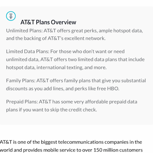 AT&T Plans